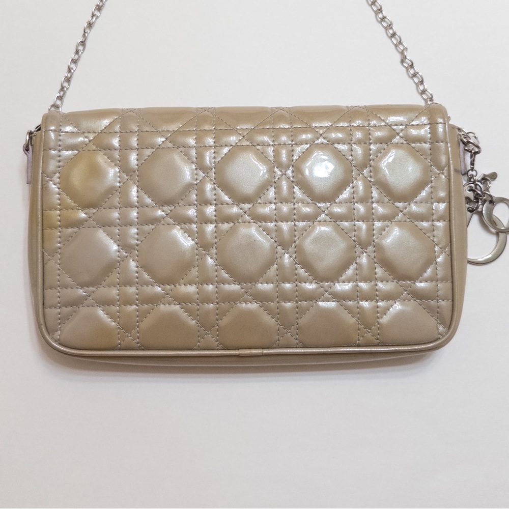 Christian Dior Cannage Patent Leather Crossbody Bag - Picture 2 of 11